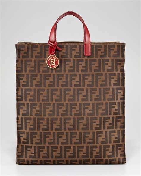 borsa fendi zucca shopper manici fucsia|Shopping bag Fendi Zucca 321364 .